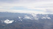 [Aerial photo of the Andes]