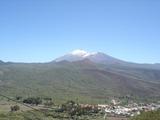 [Photo of El Teide from the road near Masca]