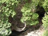 [Photo of a cave beside Hilton Falls]