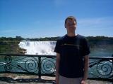 [Photo of Liam and the American Falls]