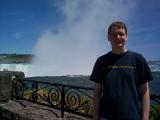 [Photo of Liam and the Horseshoe Falls]