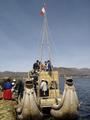 [Photo of reed boat]