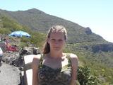 [Photo of Tatiana near Masca]