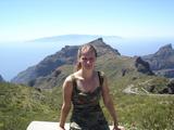 [Photo of Tatiana near Masca]