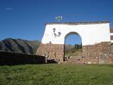 [Photo of church on Incan ruins]