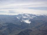 [Aerial photo of the Andes]